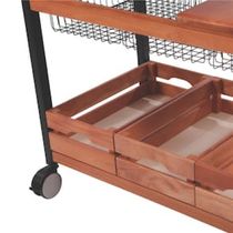 Carro para Churrasco Grande Tramontina 13285640 em Madeira - 88 cm
