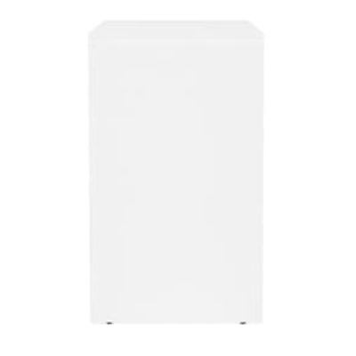 Mesa de Escritório Politorno Tijuca com 2 Gavetas Branco