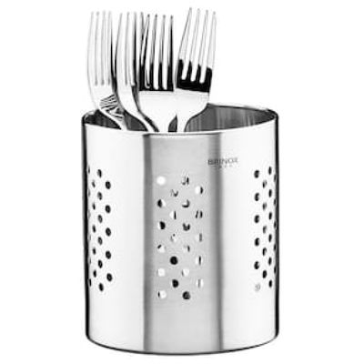 Suporte para Talheres Brinox Jornata em Aço Inox  12 cm