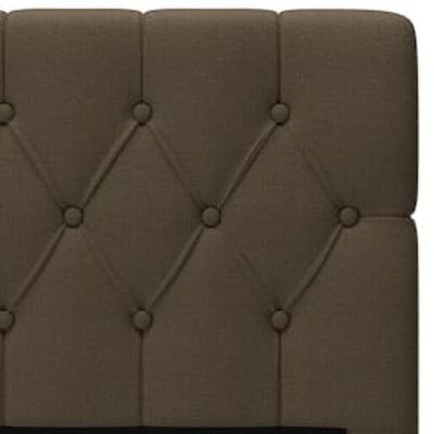 Cabeceira para Cama King Size Probel Califórnia em Tecido Suede Marrom