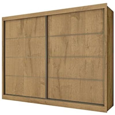 Guarda-Roupa Made Marcs Sevilha Flex com 2 Portas, 6 Gavetas e 10 Prateleiras Bege