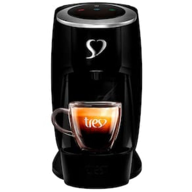 Cafeteira Espresso TRES Touch Automática Multibebidas - Preta