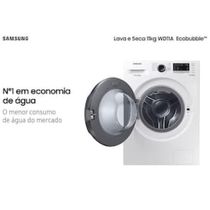 Lava e Seca Samsung WD11A 3 em 1 Branca com Ecobubble e Lavagem a Seco WD11A4453BW – 11 kg