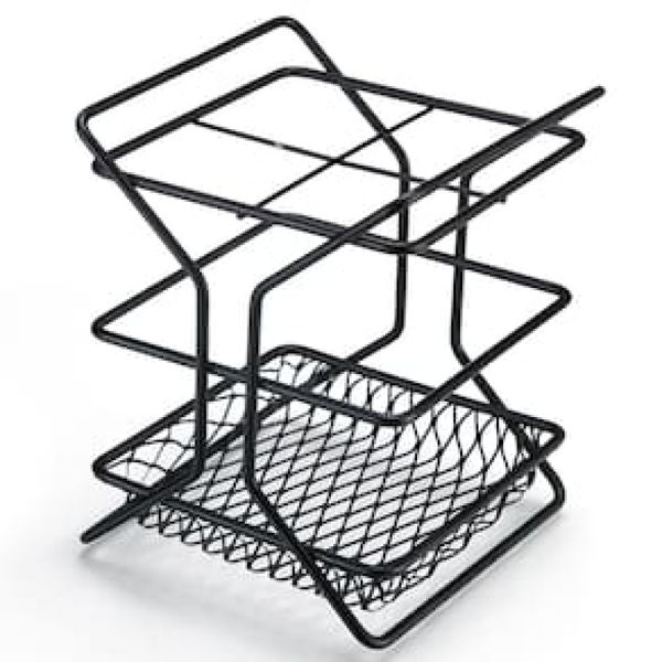 Porta Talheres Arthi Linha Black 2509 em Aço Carbono