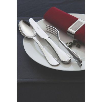 Colher De Mesa Tramontina Vicenza Em Aço Inox Acabamento Alto Brilho Com Detalhes No Cabo Tramontina