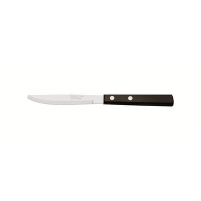 Faca Para Sobremesa Tramontina 3" Em Aço Inox E Cabo Em Madeira Polywood Castanho Tramontina