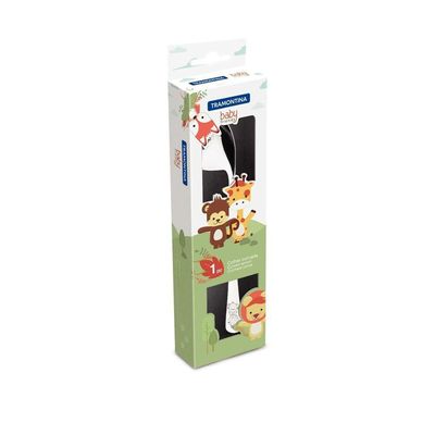 Colher Infantil Tramontina Baby Curvada Acabamento Brilho Aço Inox