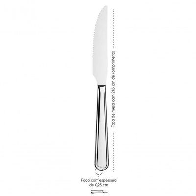 Faca De Churrasco Modena Brinox 5118/118