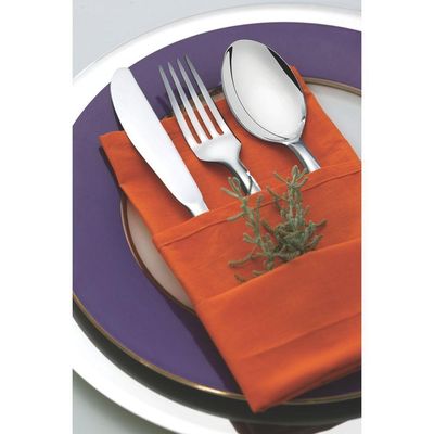 Faca De Mesa Mônaco 9mm Em Aço Inox Forjado Acabamento Alto Brilho Com Detalhes No Cabo