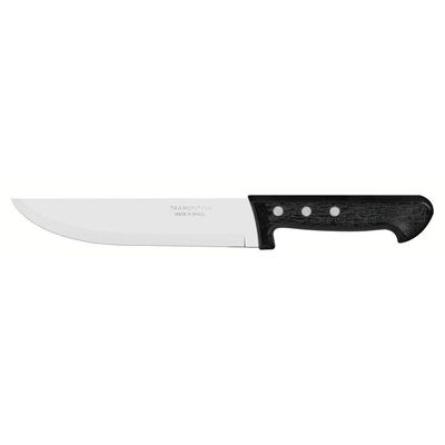 Faca Para Cozinha Plenus Com Lâmina Em Aço Inox E Cabo De Polipropileno Preto 7"