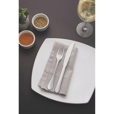 Faca De Mesa Tramontina Italy 6mm Em Aço Inox Forjado Tramontina