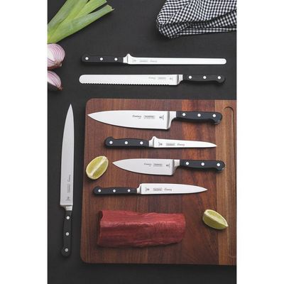 Faca Para Confeitaria Century Lâmina Aço Inox Cabo De Policarbonato E Fibra De Vidro 10"