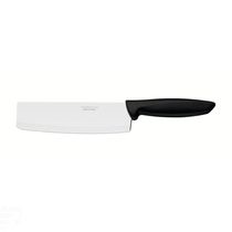 Faca Para Fatiar E Picar Plenus Com Lâmina Em Aço Inox E Cabo De Polipropileno Preto 7"