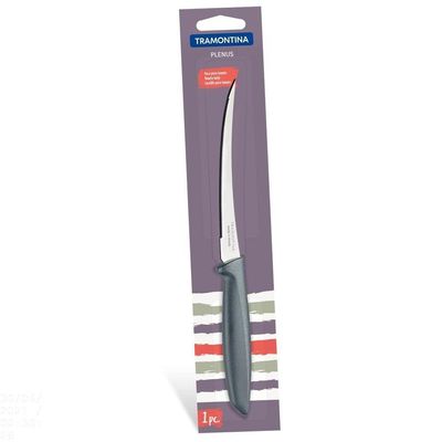 Faca Para Tomate Plenus Com Lâmina Em Aço Inox E Cabo De Polipropileno Cinza 5"
