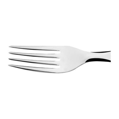 Kit - Jogo De Faca E Garfo Ipanema 24 Peças Em Aço Inox Cabo Preto Ptop - Tramontina