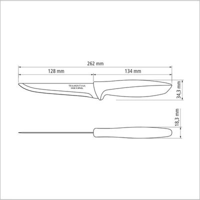 Faca Para Desossar Plenus Com Lâmina Em Aço Inox E Cabo De Polipropileno Off White 5"