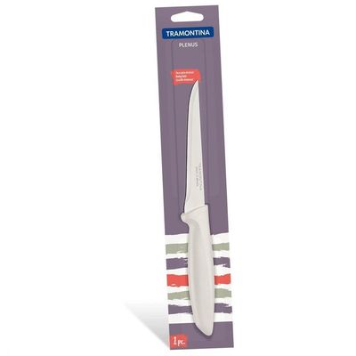Faca Para Desossar Plenus Com Lâmina Em Aço Inox E Cabo De Polipropileno Off White 5"