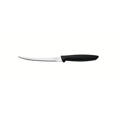 Faca Para Tomate Plenus Com Lâmina Em Aço Inox E Cabo De Polipropileno Preto 5"