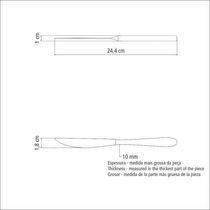 Faca Para Churrasco Tramontina Cannes Forjada Em Aço Inox Tramontina