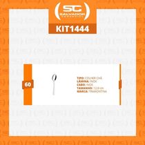Kit - 60 Colheres De Chá Búzios Em Aço Inox Ccibag - Tramontina