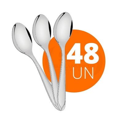 Kit - 48 Colher De Sopa Laguna Em Aço Inox Citop - Tramontina 63906010