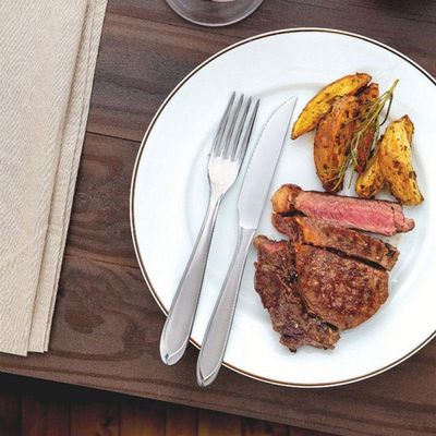 Kit - 60 Garfos De Mesa Luxo Laguna Em Aço Inox Gitop - Tramontina