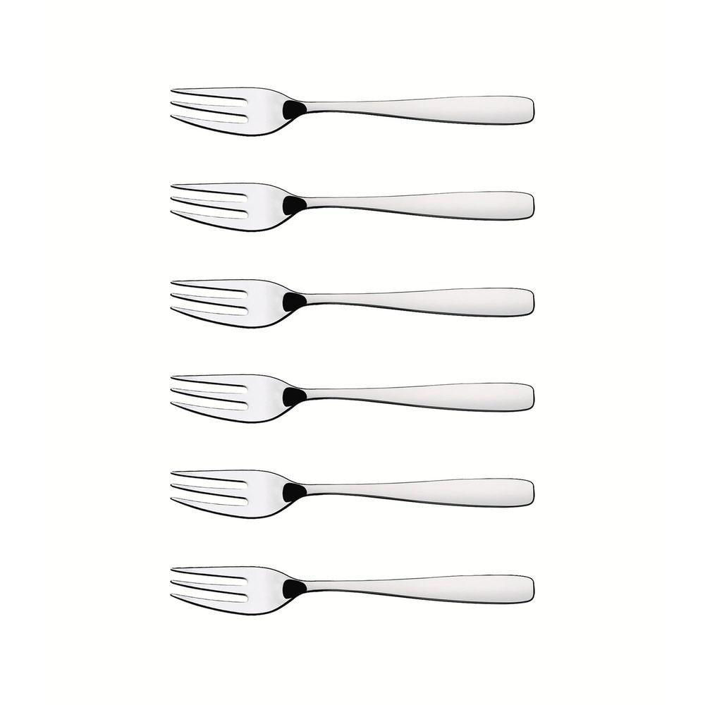 Conjunto De Garfos Para Torta Tramontina Amazonas Aço Inox 6 Peças Tramontina