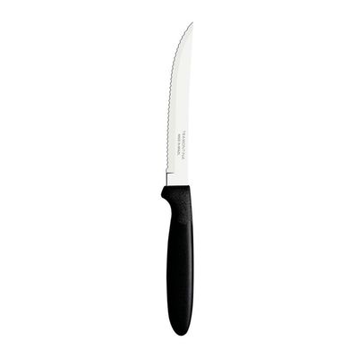 Kit - Jogo De Faca E Garfo Ipanema 120 Peças Em Aço Inox Cabo Preto Ptop - Tramontina