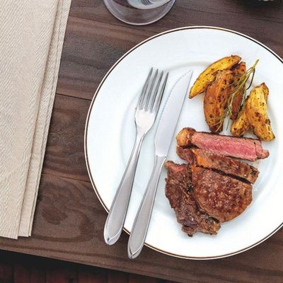 Kit - 12 Facas Para Churrasco Luxo Laguna Em Aço Inox Fitop - Tramontina