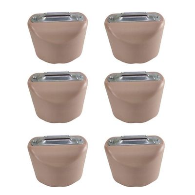 Descascador Manual Fatia Corta Kit 6 Uni Lamina Inox