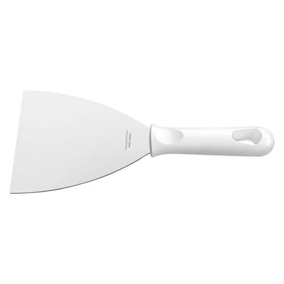 Espátula Tramontina Premium Com Lâmina Em Aço Inox E Cabo De Polipropileno Branco 4" Tramontina