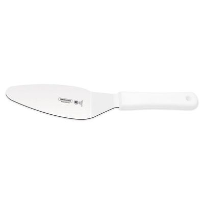 Espátula Para Frituras 6"2 1/4" Tramontina Lâmina Aço Inox E Cabo Branco Tramontina