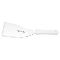 Espátula Para Hambúrguer 6"x3" Tramontina Em Aço Inox E Cabo Branco Tramontina