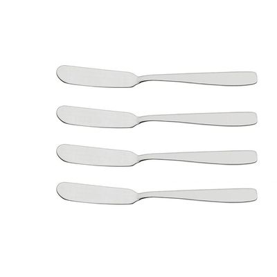 Conjunto De Espátulas Cosmos Para Manteiga Em Aço Inox Acabamento Alto Brilho 4 Peças