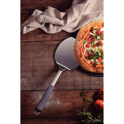 Espátula Para Pizza Tramontina Com Lâmina Em Aço Inox E Cabo De Polipropileno Cinza Tramontina