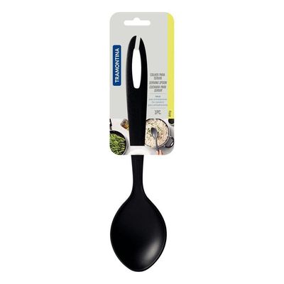 Colher Para Servir Tramontina Ability Em Nylon Preto Tramontina