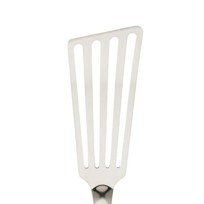 Espátula Inox Perfurada Flexível Cozinha Kitchenaid Cor:preto Preto