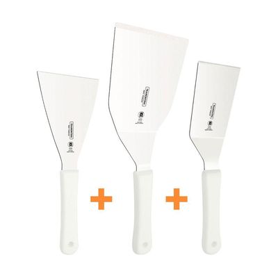 Kit - Conjunto De Espátulas Profissionais Alto Rendimento Para Lanches - Tramontina