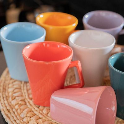 Caneca Em Cerâmica Quartier 270ml Oxford Rosa