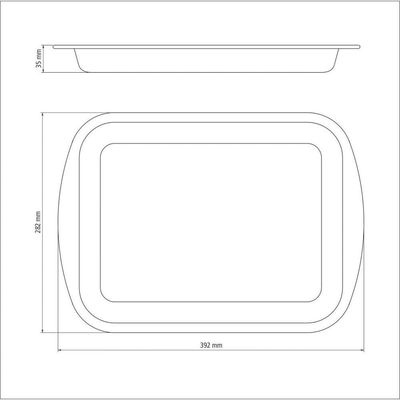 Assadeira Rasa Alumínio Revestimento Antiaderente Starflon T1 Grafite 34 Cm 2,9 L