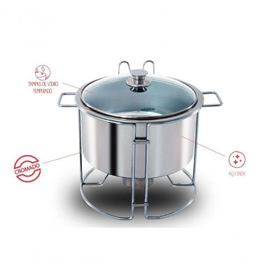 Rechaud Redondo - Savoy ø 42 X 33,3 X 29 Cm 4,5 L - Brinox