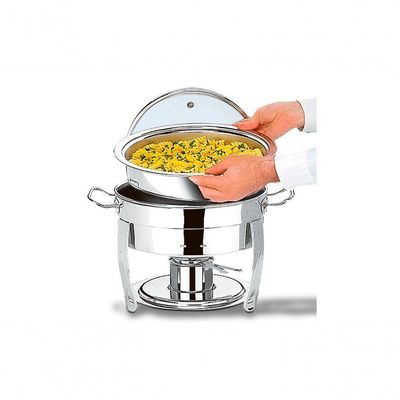 Rechaud Redondo 5 Litros - Savoy 31 X 43 Cm - Brinox