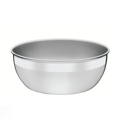 Pote Tramontina Freezinox Redondo Em Aço Inox Com Acabamento Fosco Sem Tampa 25 Cm 4,2 L Tramontina