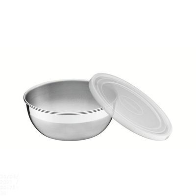 Pote Tramontina Freezinox Redondo Em Aço Inox Com Tampa Plástica 20 Cm 2,2 L Tramontina