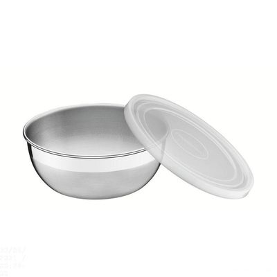 Pote Tramontina Freezinox Redondo Em Aço Inox Com Tampa Plástica 22 Cm 2,9 L Tramontina