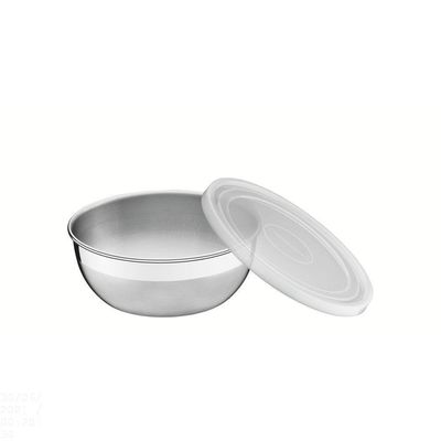 Pote Tramontina Freezinox Redondo Em Aço Inox Com Tampa Plástica 18 Cm 1,6 L Tramontina