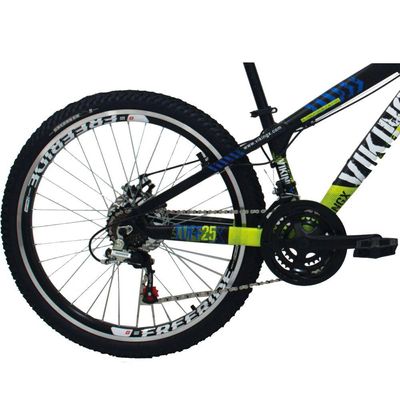 Bicicleta TUFF25 Freeride Aro 26 Preto/Amarelo VikingX