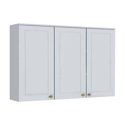 Módulo Cozinha Henn Americana Armário 3 Portas Branco