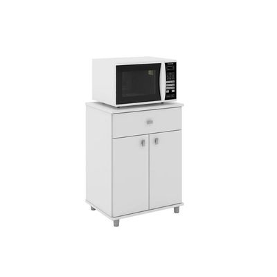 Gabinete Lavanderia Balcão Multiuso Asm168 C- 2 Portas E 1 Gaveta Branco - Movelbento