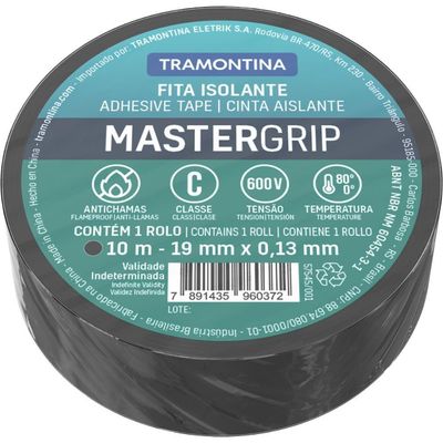 Fita Isolante Classe C 0,13X19 Mm Tramontina Preta 10 M